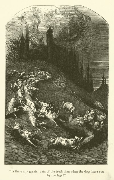 Illustration for the Works of Rabelais by Gustave after Dore